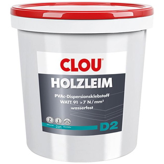 CLOU Holzleim D2 10 kg PVAc-Holzleim lösemittelfrei