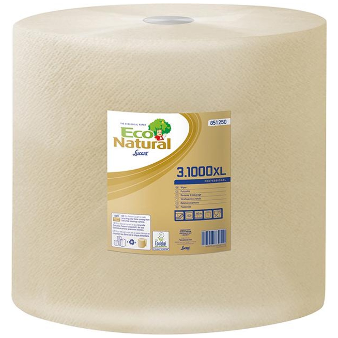 Werkstatthandtuchrolle Eco Natur 3-lagig, 6 Rollen