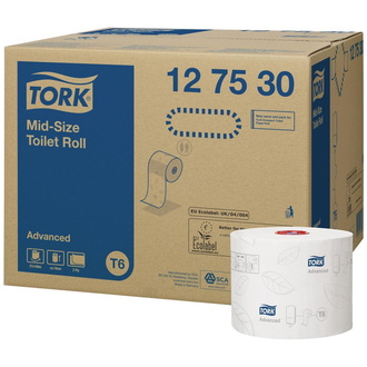 Tork Advanced Toielettenpapier Midi T6 a-lagig