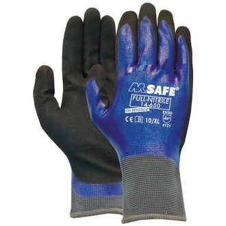 Nitrilhandschuh M-Safe 14-650, vollbeschichtet Gr. 9