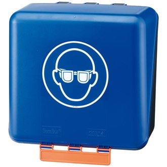 Gebra Aufbewahrungsbox SECU Midi Standard, für Augenschutz, blau