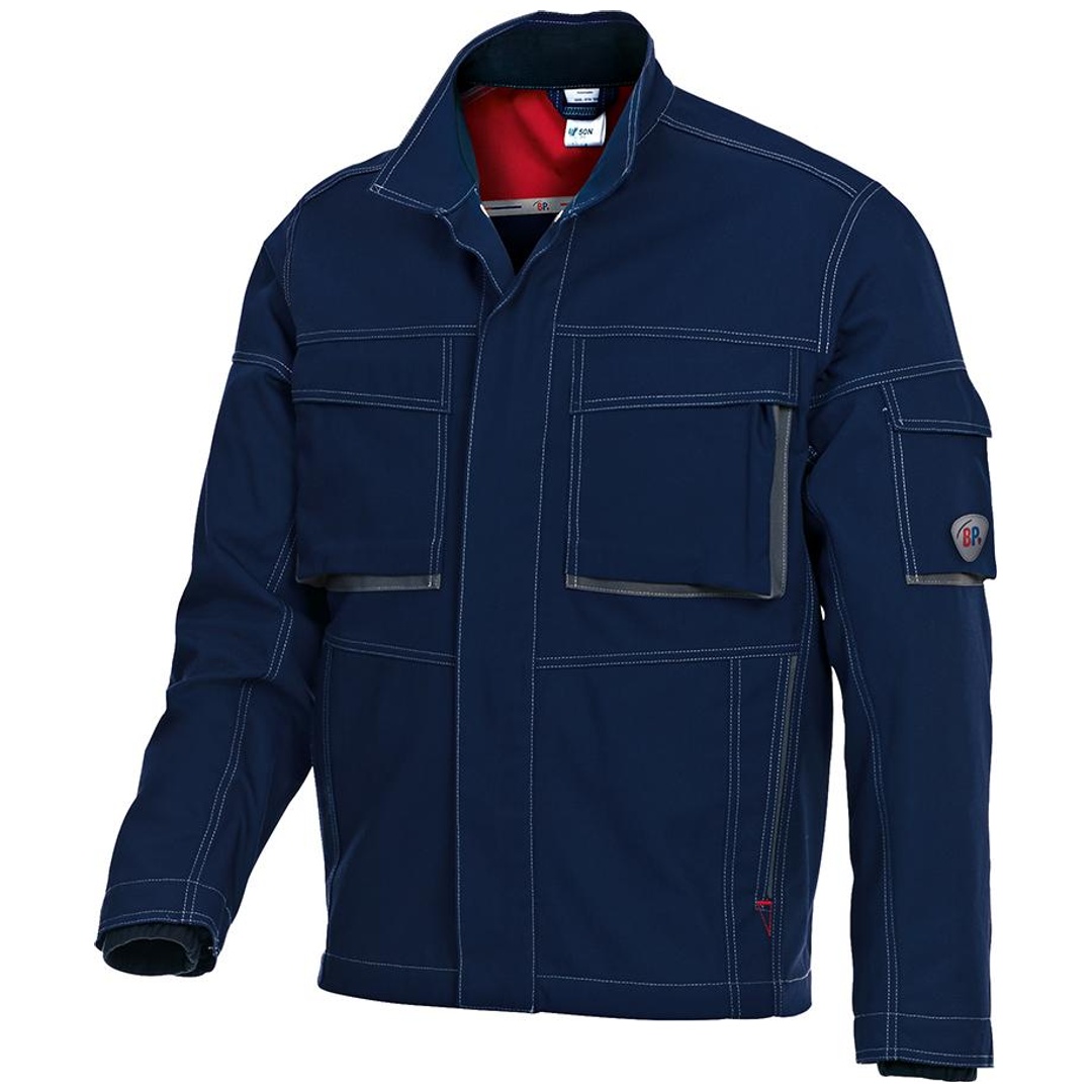 BP strapazierfähige Arbeitsjacke 1787 555 Gr. 52/54 blau/anthrazit