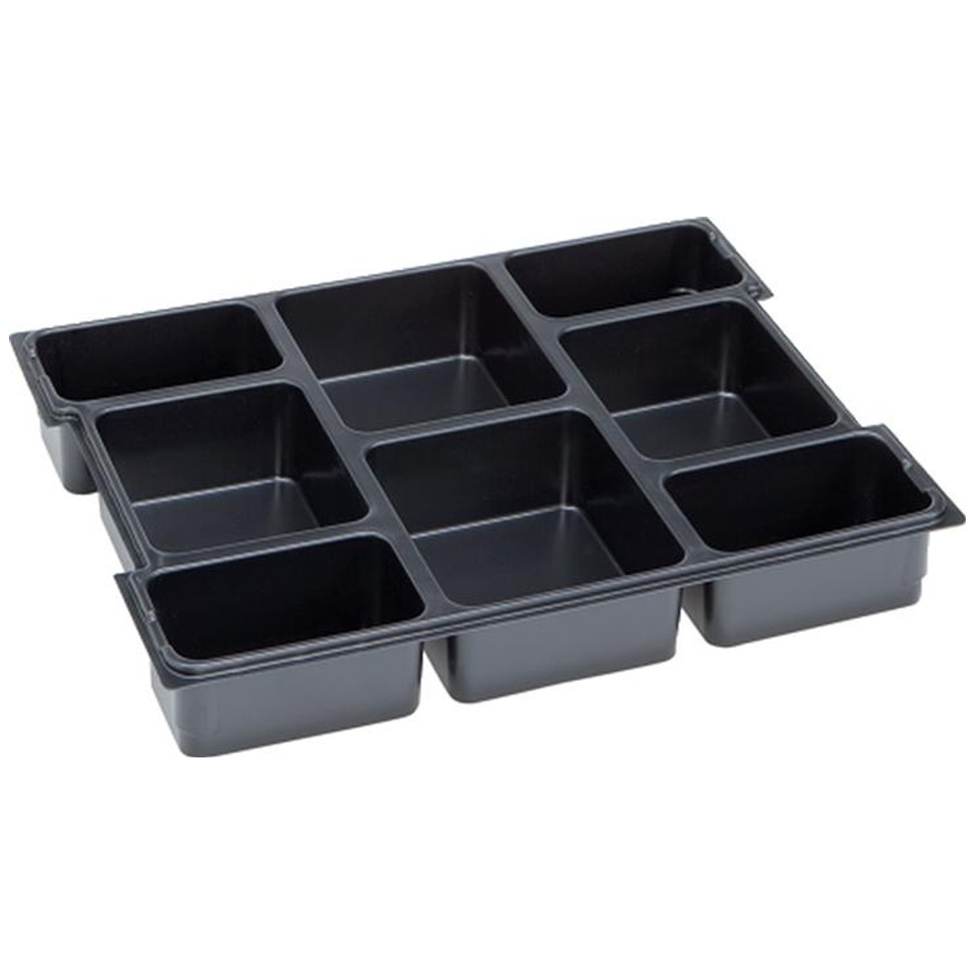 BS Systems L-BOXX Kleinteileeinsatz für L-BOXX 102, 8 Mulden B405xT315xH62 mm