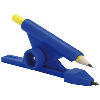 IQ-Tools Parallelanreisser blau mit Zirkelspitze