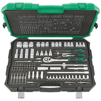 Fortis Steckschlüssel-Garnitur 1/4" + 1/2", 91-tlg.