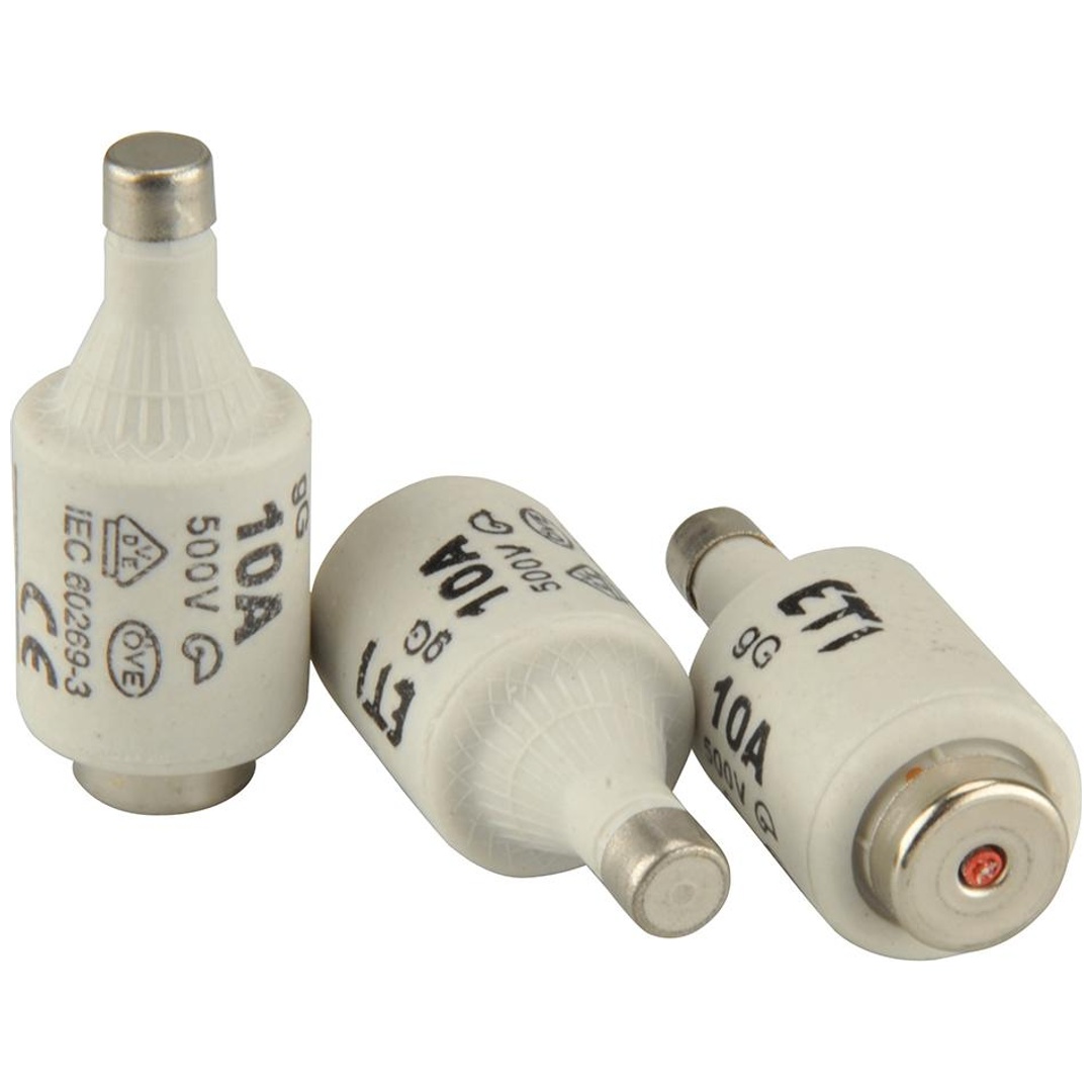 ETI Diazed Sicherungspatrone DII 500V 10A E27 Pack a 5 Stück