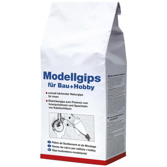 decotric Modellgips 1,5kg Sack für Bau und Hobby