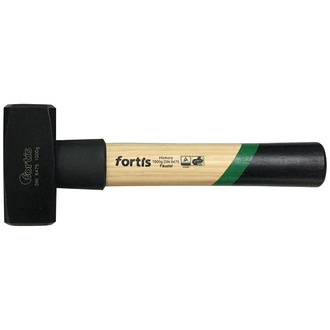 Fortis Fäustel DIN 6475 Hickorystiel mit Stielschutz, 1000g