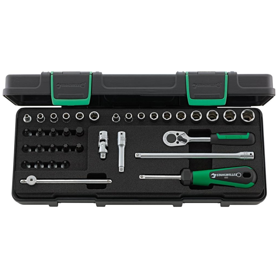 Stahlwille 1/4 Steckschlüssel-Garnitur 88TX TORX 36 tlg.