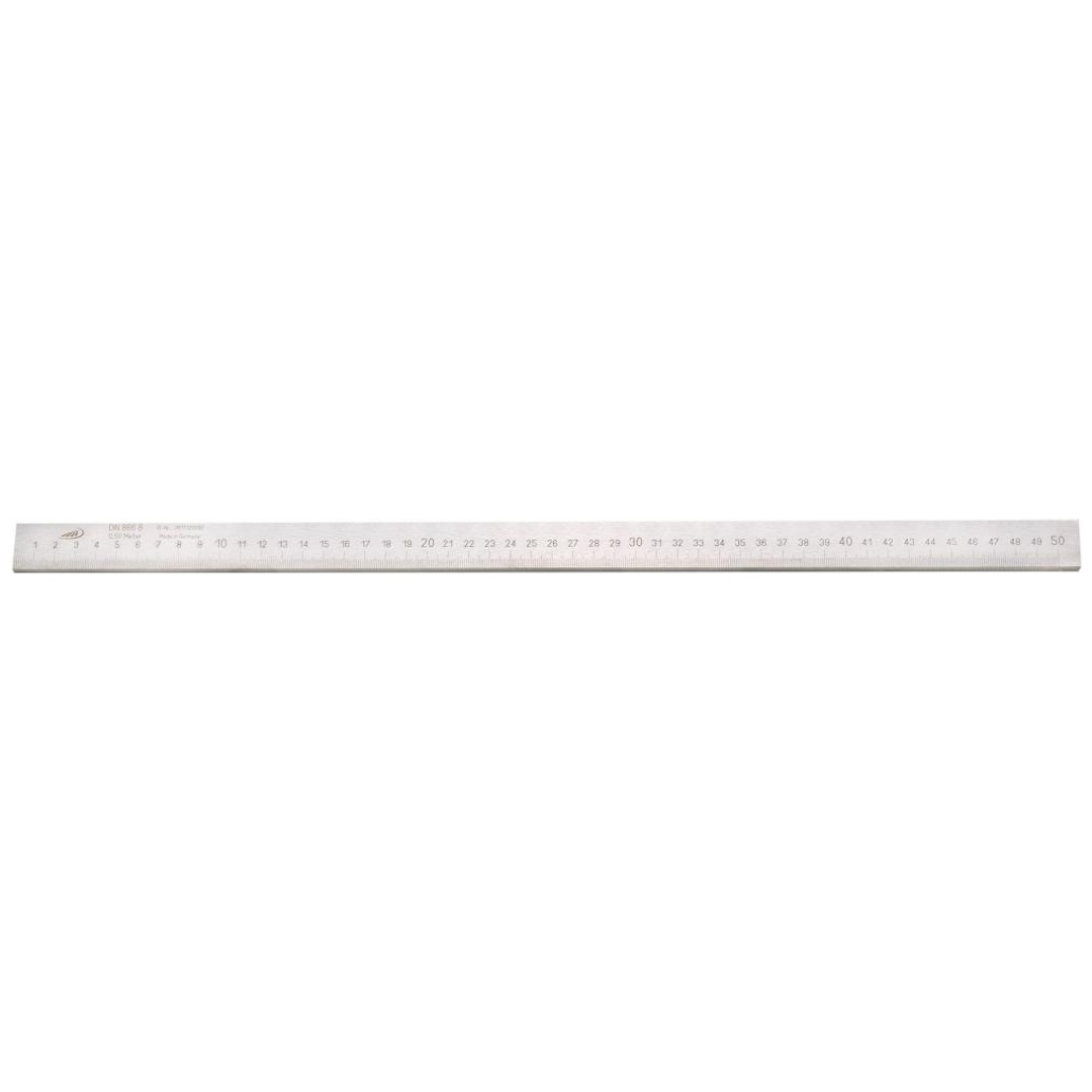 HELIOS PREISSER Werkstatt-Maßstab D866B 500 x 25x5 mm INOX HP