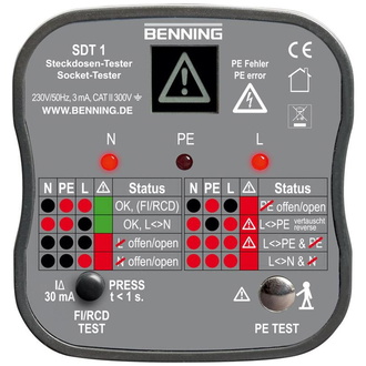 Benning Steckdosentester SDT 1