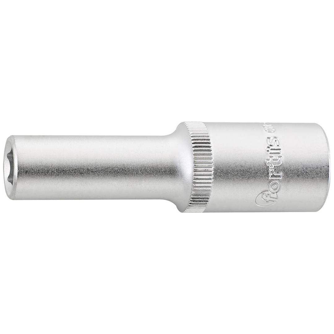 Fortis Steckschlüssel-Einsatz 1/2, 10 mm, 6kt., lang