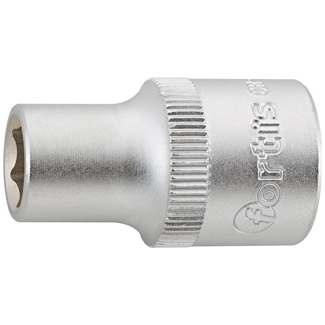 Fortis Steckschlüssel-Einsatz 1/2, 10 mm, 6kt.
