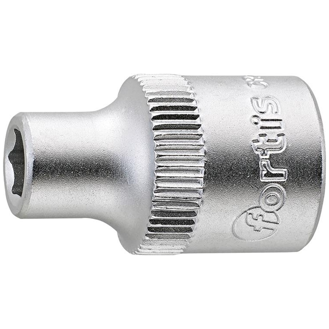 Fortis Steckschlüssel-Einsatz 3/8, 6 mm, 6kt.