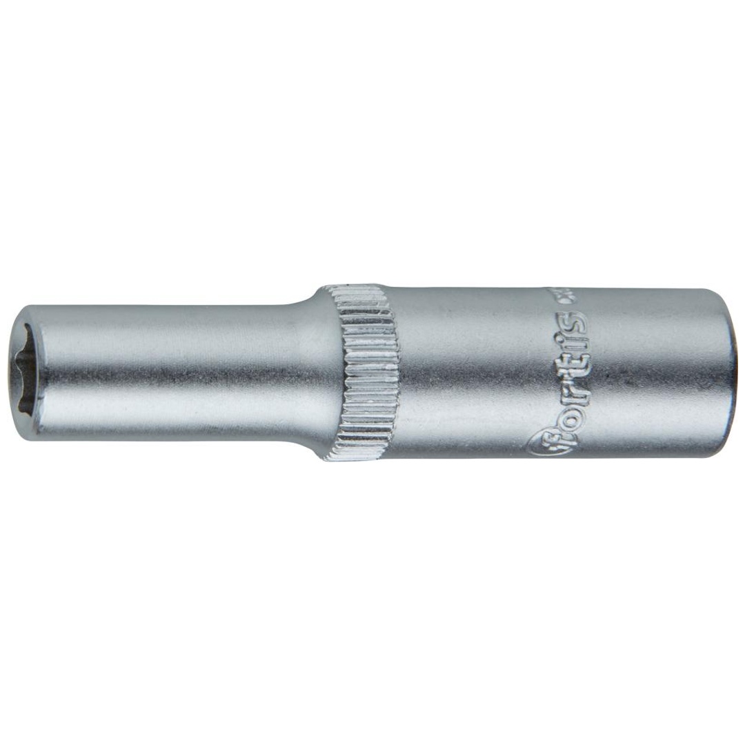 Fortis Steckschlüssel-Einsatz 1/4, 6 mm, 6kt., lang