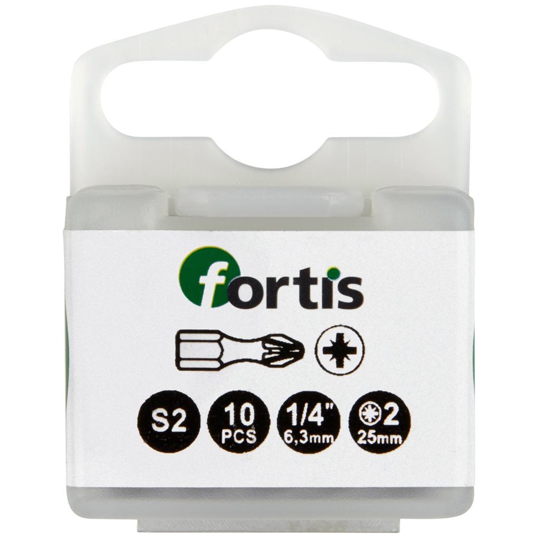 Fortis Bit 1/4 DIN3126 C6,3 PZ 2x25 mm Torsion a10 Stk.