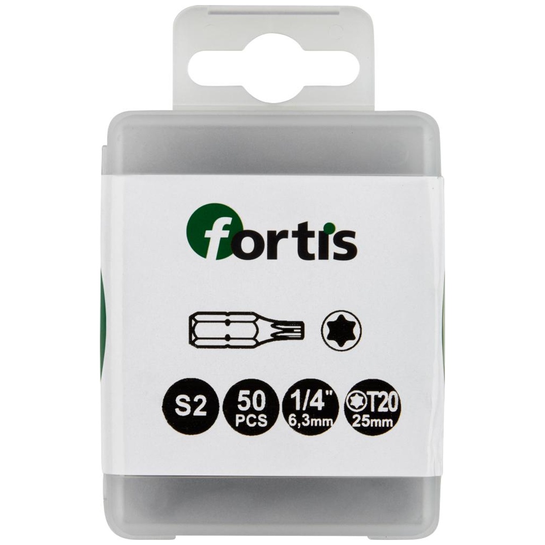 Fortis Bit 1/4 DIN3126 C6,3 TX20 50er Pack