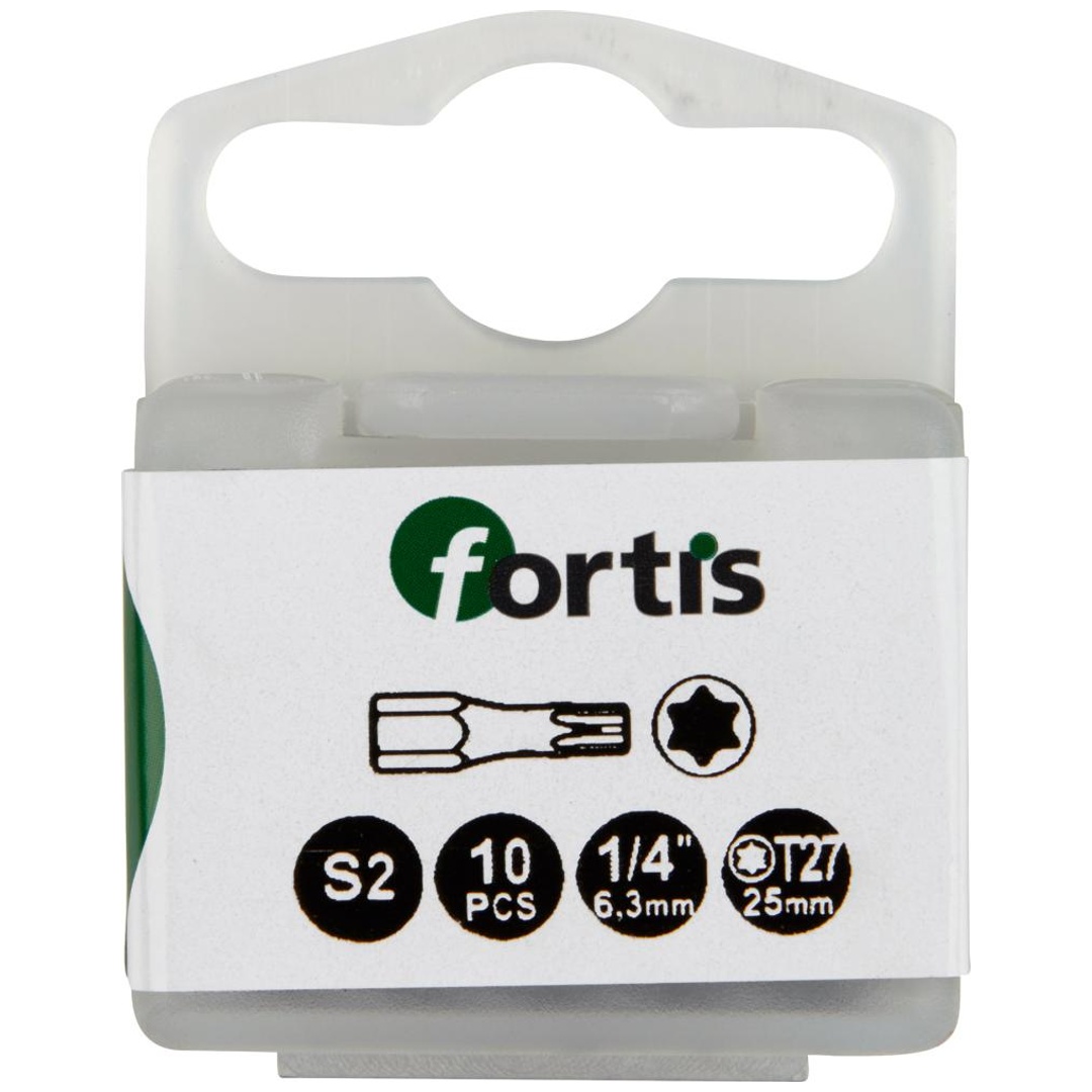 Fortis Bit 1/4 DIN3126 C6,3 TX27x 25 mm Torsion 10 Stk.