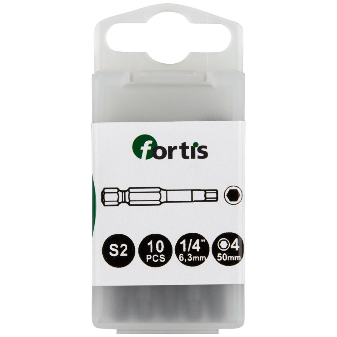 Fortis Bit 1/4 DIN3126 E6,3 Hex 4 x50 mm 10 Stk.