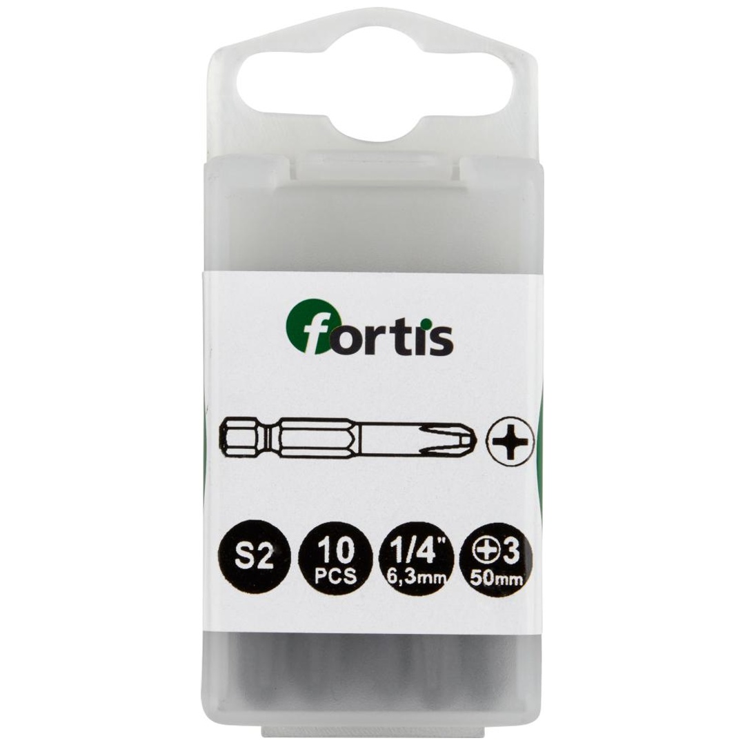 Fortis Bit 1/4 DIN3126 E6,3 PH 3x50 mm a10Stk