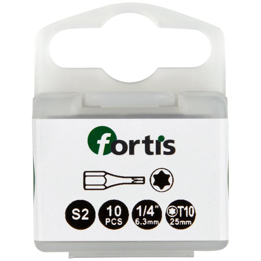 Fortis Bit 1/4 DIN3126 C6,3 TX10x 25 mm Torsion 10 Stk.