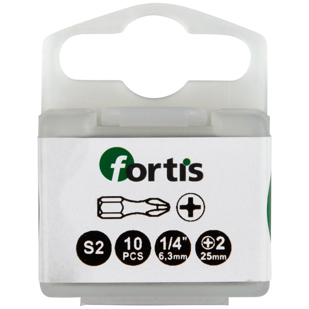 Fortis Bit 1/4 DIN3126 C6,3 PH 2x25 mm Torsion a10 Stk.