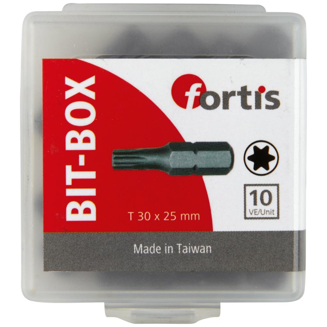 Fortis Bit für TX, DIN 3126 C6,3 T30 x 25 mm, 10 Stk.