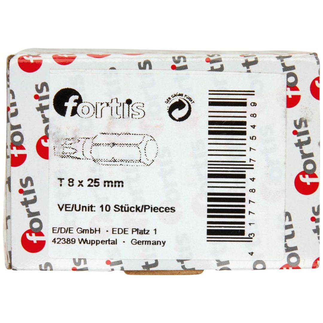 Fortis Bit für TX, DIN 3126 C6,3 T8 x 25 mm, 10 Stk.