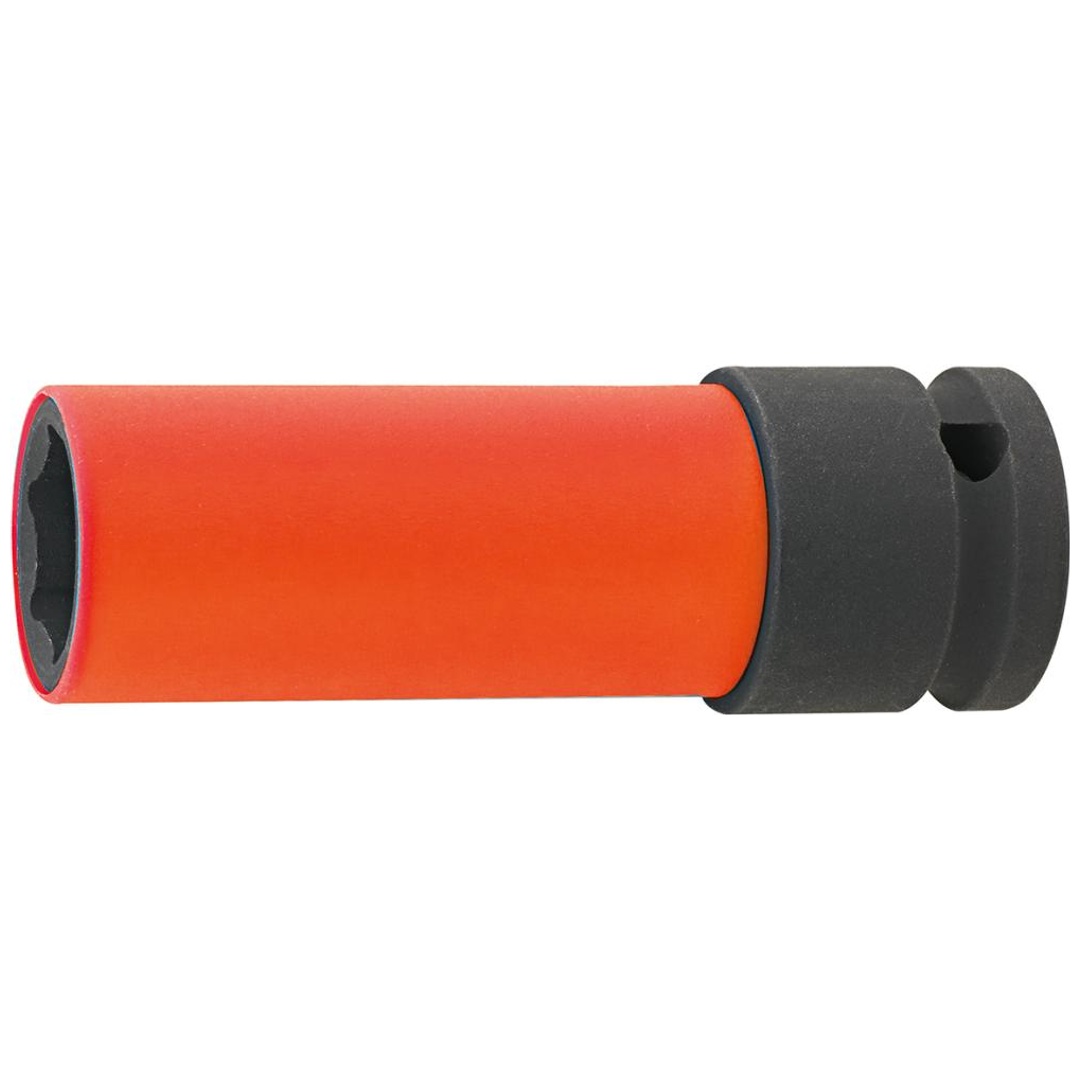 Fortis Kraft- Steckschlüsseleinsatz mit Kunststoff-Hülse 1/2 21x85 mm