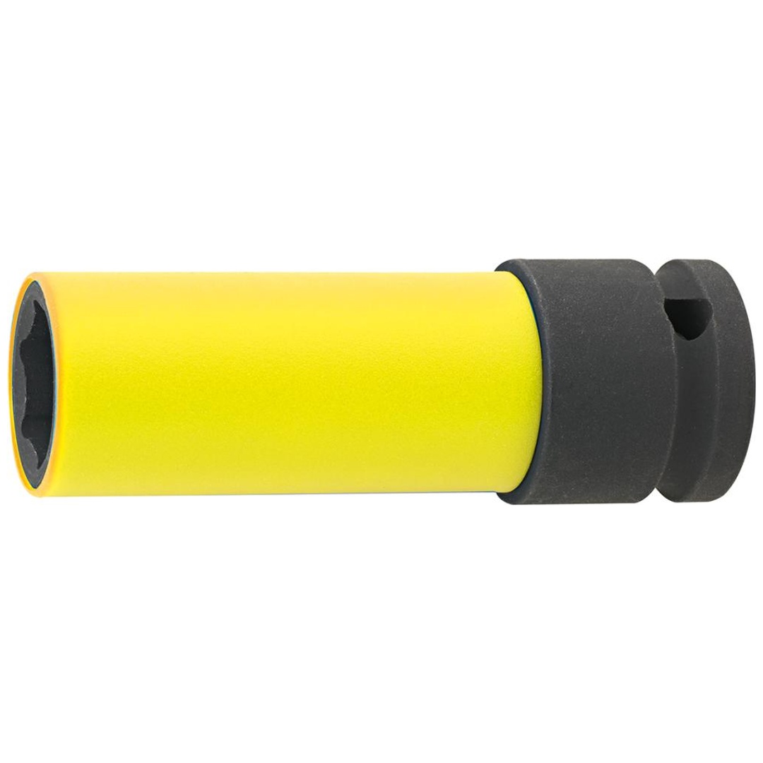Fortis Kraft- Steckschlüsseleinsatz mit Kunststoff-Hülse 1/2 19x85 mm