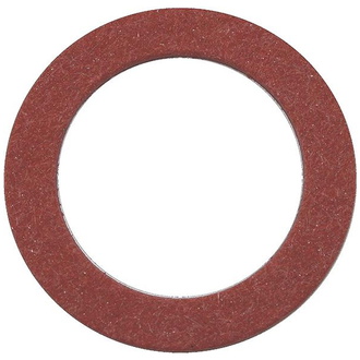 Flachdichtring Vulkanfiber, rot, 18 x 12 x 1 mm