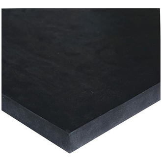 Zellkautschukplatte EPDM, schwarz 4mm - 1000x1000mm