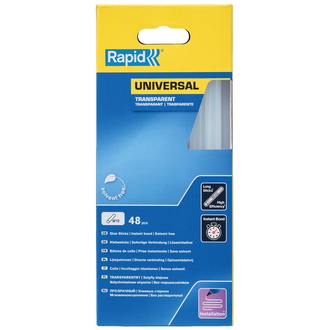 Rapid Klebesticks universal transparent Ø 12 x 190 mm48 Stk. Karton