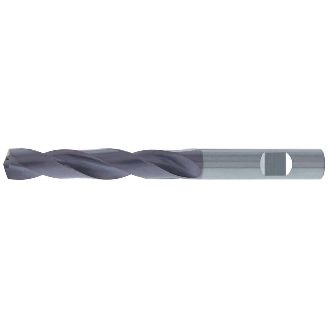 Fortis VHM-Spiralbohrer TiALN Typ UNI Schaft HB Innenkühlung 5xD 5,1 mm