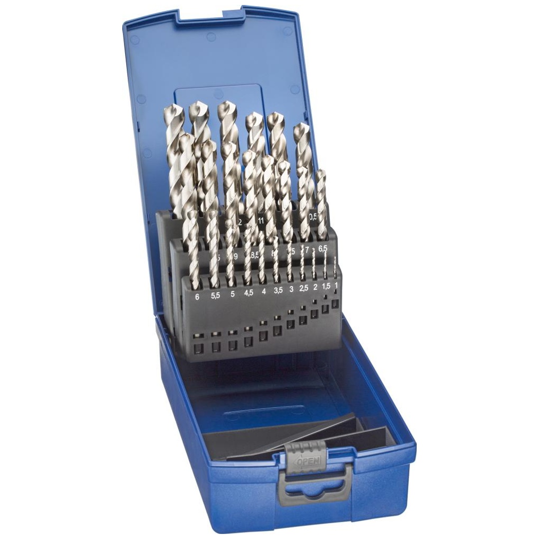 Fortis Spiralbohrer-Set DIN388 HSSE geschliffen Typ N 1-13mm