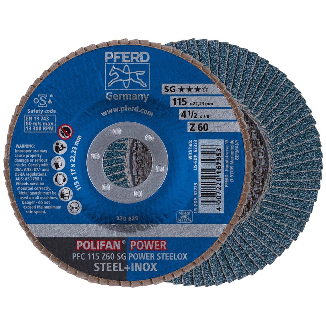 PFERD TOOLS PFERD Fächerschleifscheibe Z 80SGP POWER 115mm K80