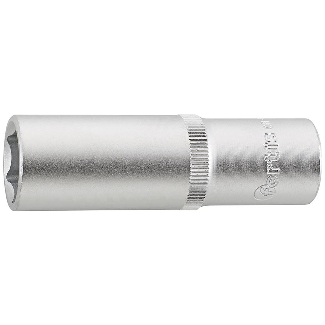 Fortis Steckschlüssel-Einsatz 1/2, 17 mm, 6kt., lang
