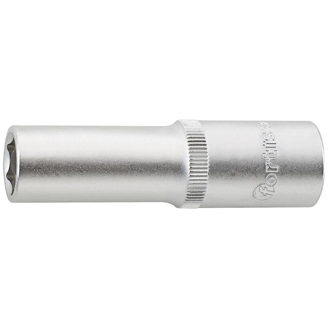 Fortis Steckschlüssel-Einsatz 1/2, 13 mm, 6kt., lang