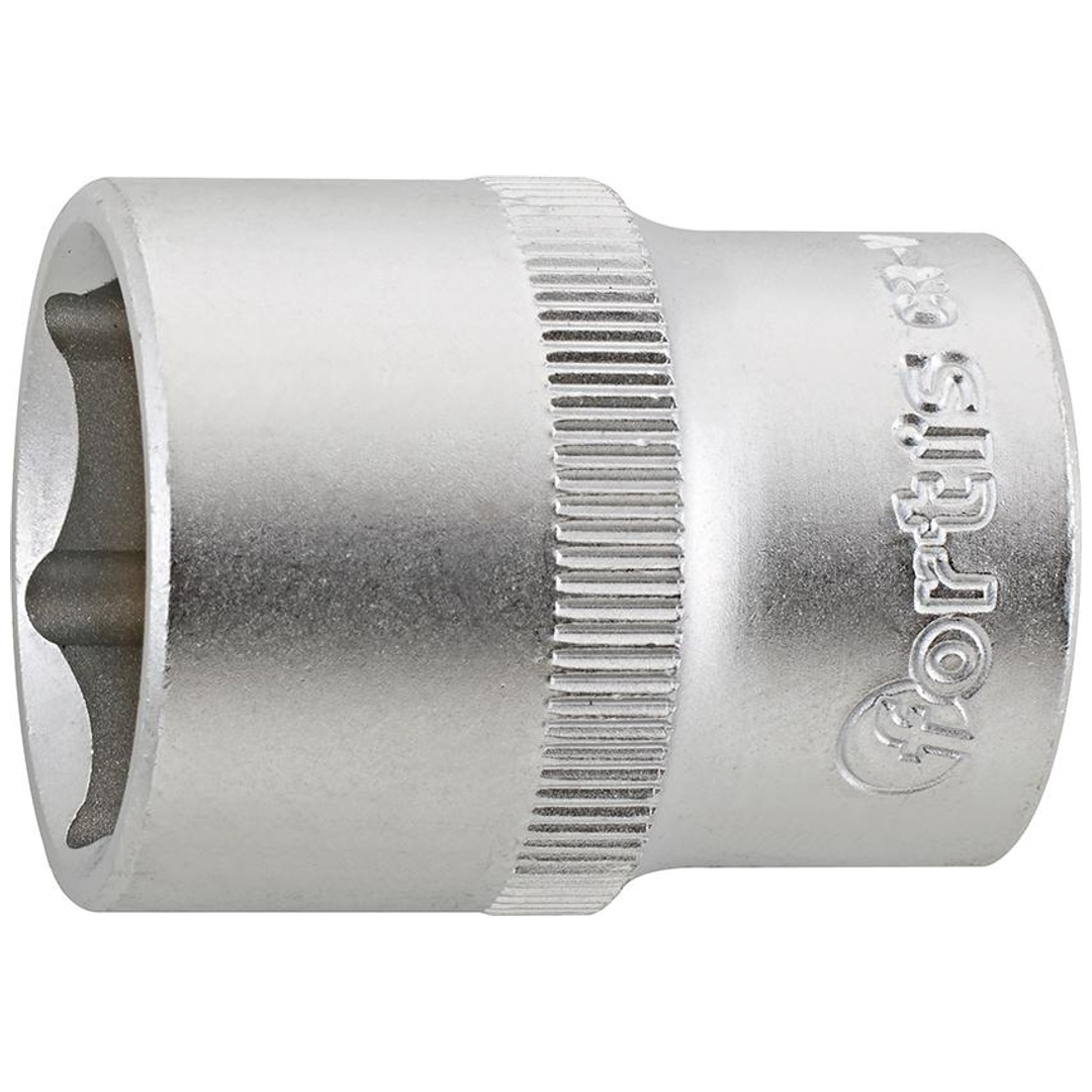 Fortis Steckschlüssel-Einsatz 1/2, 22 mm, 6kt.