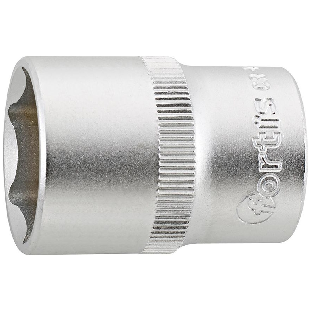 Fortis Steckschlüssel-Einsatz 1/2, 21 mm, 6kt.