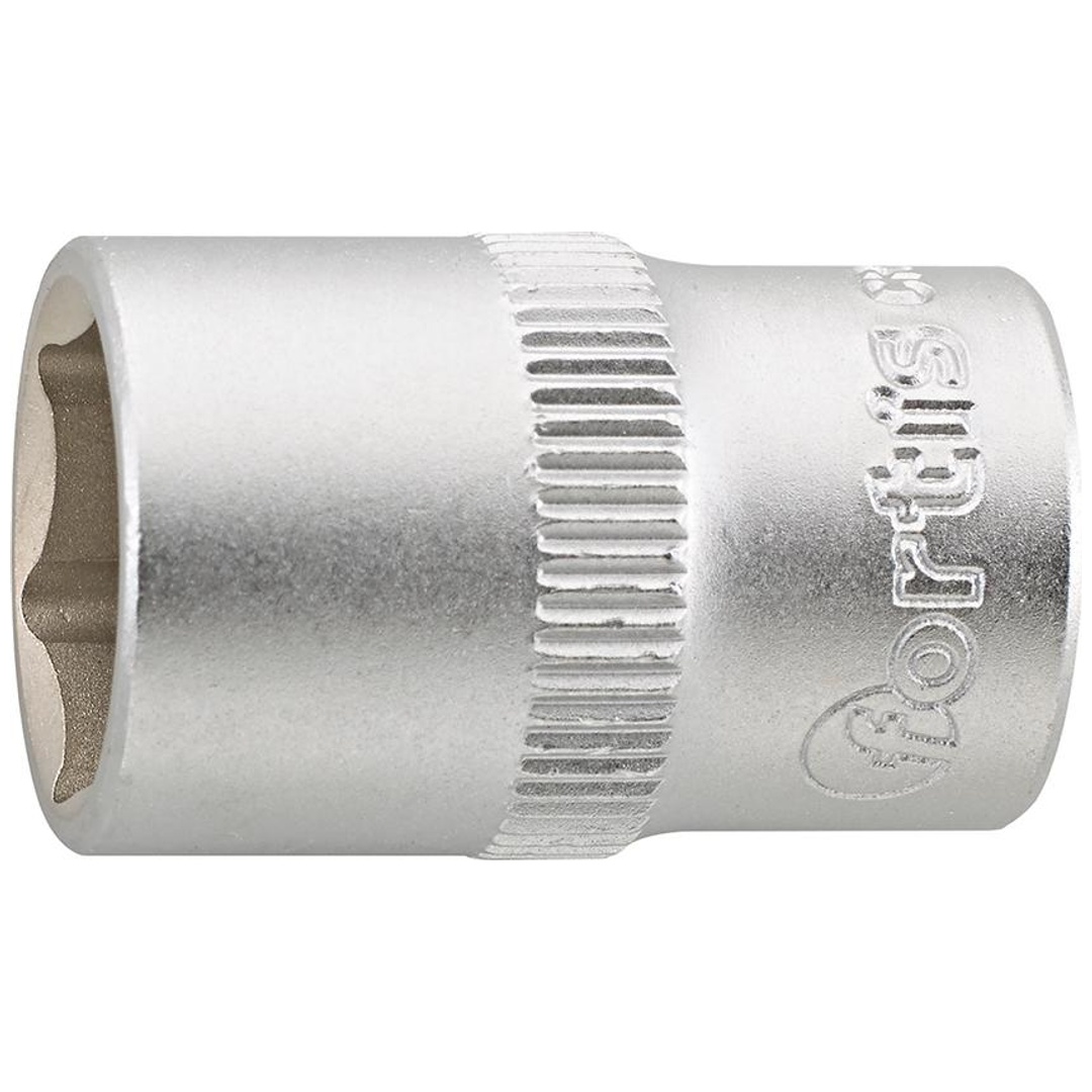 Fortis Steckschlüssel-Einsatz 3/8, 13 mm, 6kt.