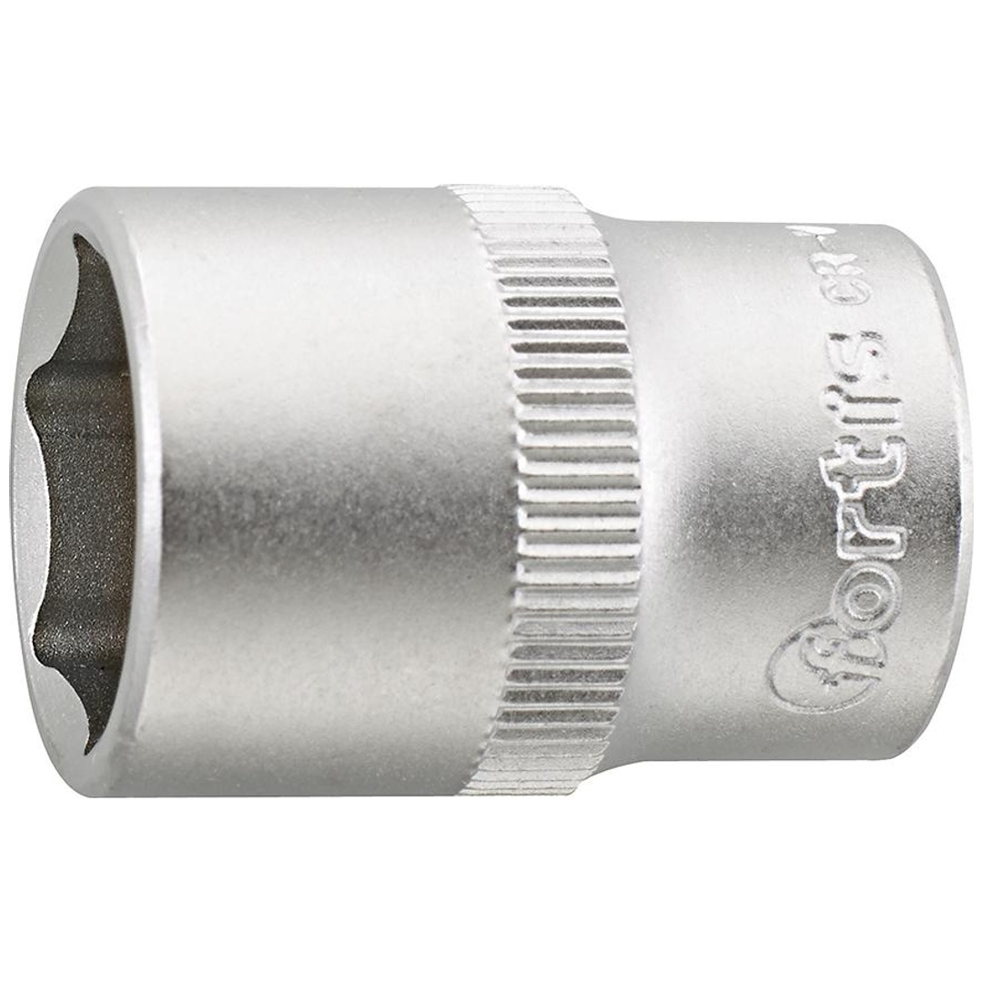 Fortis Steckschlüssel-Einsatz 1/4, 13 mm, 6kt.