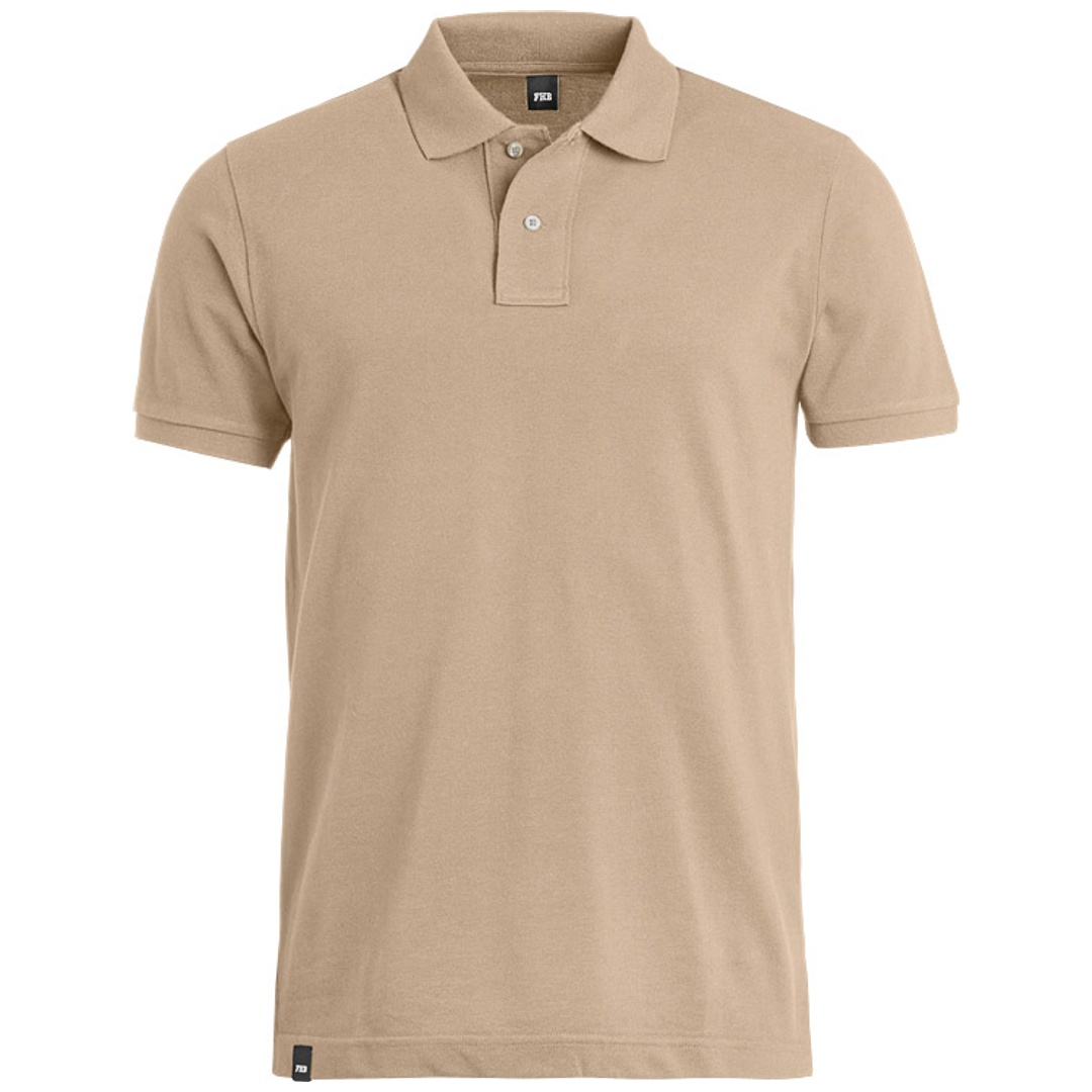 FHB Poloshirt Daniel 91590, Gr. M beige