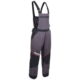 Makita Schnittschutzlatzhose Super Plus Klasse 1 Gr. 54 grau-schwarz