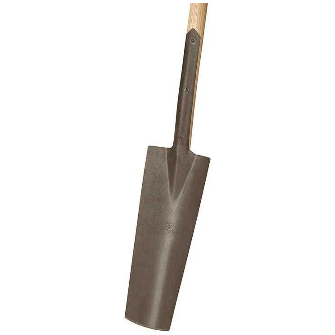 Idealspaten Drainierspaten Gr. 1 T-Stiel Trittschutz