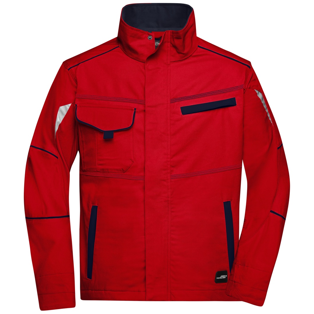 James & Nicholson Funktionelle Jacke JN849 Gr. 2XL red/navy