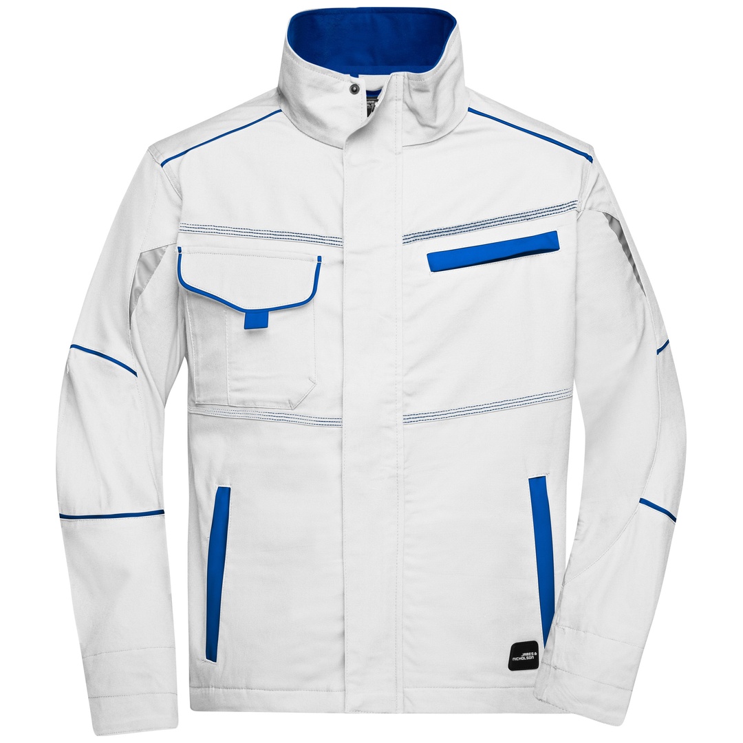 James & Nicholson Funktionelle Jacke JN849 Gr. XL white/royal