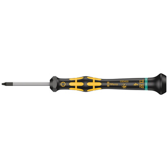 Wera 1567 TORX HF ESD Kraftform Micro Schraubendreher mit Haltefunktion, TX 4 x 40 mm