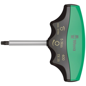 Wera 400 TX Drehmomentindikator, TX 25 x 5,0 Nm