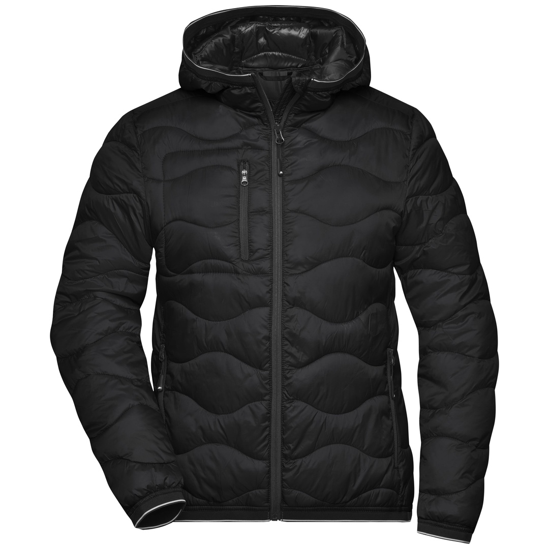 James & Nicholson Steppjacke mit Wattierung Damen JN1155 Gr. M schwarz